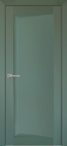 Дверь ДР Perfecto экошпон 105 Barhat Green, глухая