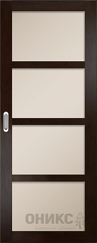 Перегородка Оникс №3 палисандр, сатинат бронза