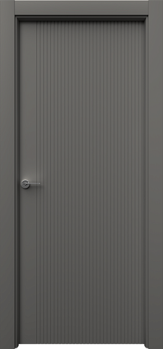 Дверь Батис-1 эмаль серая, глухая