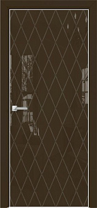Недавно просмотренные - Дверь Оникс Арт, лакобель коричневый RAL 8028, гравировка №10
