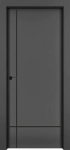 Недавно просмотренные - Дверь 1001-М3 эмаль RAL 9005, молдинг черный, глухая