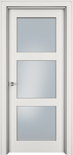 Дверь Псп33с эмаль RAL 9010, сатинат