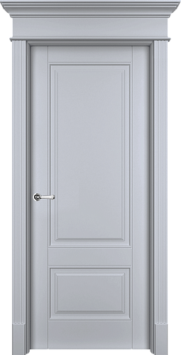 Дверь Оксф2 эмаль RAL 7047, глухая