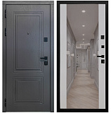 Входная дверь Матадор MXК-2 альберо грей/панель зеркало 2, силк маус