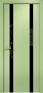 Недавно просмотренные - Дверь Оникс Верона 2 эмаль фисташковая, триплекс черный