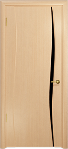 Недавно просмотренные - Дверь Арт Деко Вэла-1 беленый дуб, триплекс черный