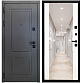 Схожие товары - Входная дверь Матадор MXК-2 альберо грей/панель зеркало 2, белая матовая