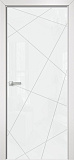 Дверь Оникс Арт, лакобель белый RAL0333 гравировка №5