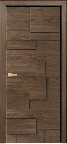 Дверь Оникс Берлин орех американский, глухая