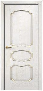 Недавно просмотренные - Дверь Оникс Барселона эмаль белая патина золото, глухая