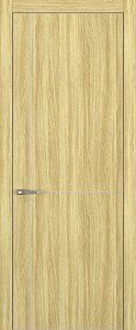 Недавно просмотренные - Дверь Z K17 toppan дуб натуральный, ALU кромка хром, молдинг серебро, глухая