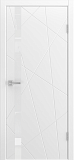 Дверь Fiesta эмаль белая, лакобель белый
