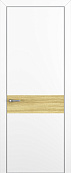 Схожие товары - Дверь Z K6 полипропилен белый, ALU кромка хром, вставка toppan дуб натуральный, глухая