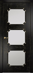 Недавно просмотренные - Дверь Оникс Валенсия эмаль черная патина золото, сатинат