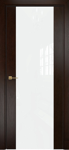 Дверь Оникс Парма 1 палисандр, глухая лакобель RAL 0333