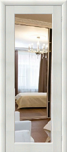 Недавно просмотренные - Дверь Браво Аква-7 бьянко вералинга, зеркало белое "Reflex"