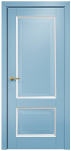 Недавно просмотренные - Дверь Оникс Тоскана 2 эмаль голубая/белая, глухая