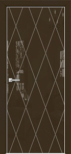 Недавно просмотренные - Дверь Оникс Арт, лакобель коричневый RAL 8028, пескоструй №11