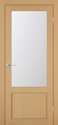 Дверь Эко 640.21 ОФ3 ясень темный, сатинат