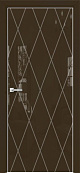 Схожие товары - Дверь Оникс Арт, лакобель коричневый RAL 8028, пескоструй №11