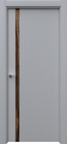 Дверь БатВ1 эмаль RAL 7047, глухая