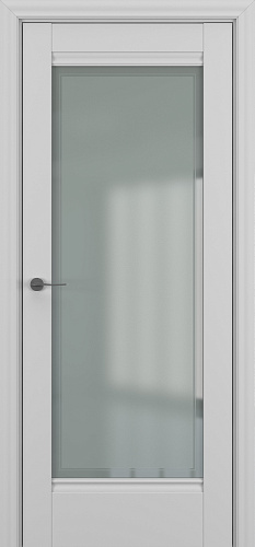 Дверь Z Неаполь В4 экошпон серый, сатинат