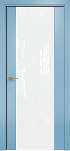 Недавно просмотренные - Дверь Оникс Престиж эмаль голубая, триплекс белый