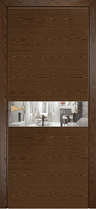 Недавно просмотренные - Дверь Оникс Соло орех тангентальный, глухая с вставкой зеркала