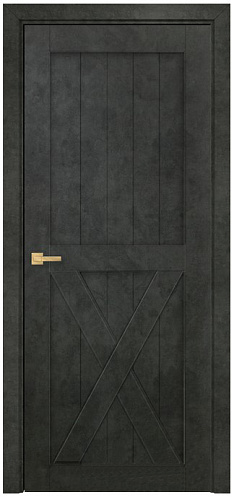 Дверь Оникс Лофт №5 бетон темный, глухая