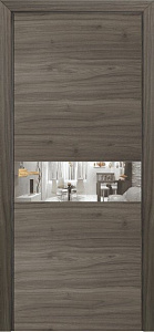 Недавно просмотренные - Дверь Оникс Соло CPL noce effetto, глухая с вставкой зеркала