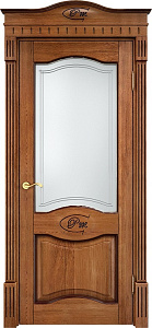 Недавно просмотренные - Дверь ПМЦ массив дуба Д3 орех 10% с патиной, стекло 3-2