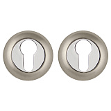 Накладка на цилиндр Punto ET ZR SN/CP-3 матовый никель/хром