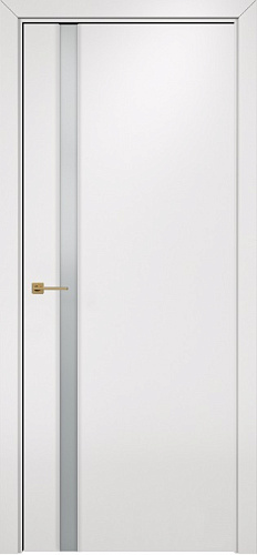 Дверь Оникс Престиж 1 CPL белый, глухая, триплекс белый