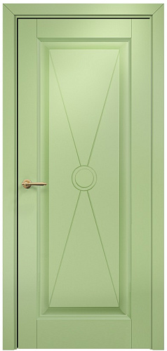 Дверь Оникс Поло эмаль фисташковая, глухая