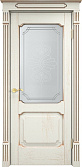 Схожие товары - Дверь ПМЦ массив дуба Д7 эмаль F120 с золотой патиной, стекло 7-2