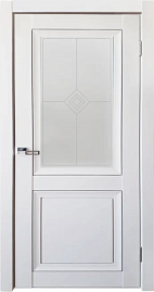 Недавно просмотренные - Дверь ДР экошпон Деканто ПДО 1 бархат white вставка черная, сатинато белое