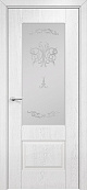 Схожие товары - Дверь Оникс Марсель фрезерованная эмаль белая патина серебро, сатинат контурный витраж №2