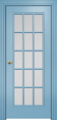 Схожие товары - Дверь Оникс Турин фрезерованная эмаль голубая, сатинато с решеткой №2