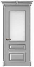 Недавно просмотренные - Дверь Багет-3 эмаль RAL 7040, сатинат