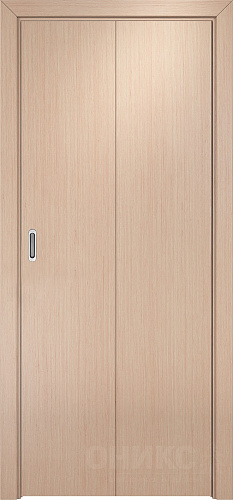 Дверь-книжка Оникс Эконом беленый дуб, глухая