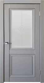 Недавно просмотренные - Дверь ДР экошпон Деканто ПДО 1 бархат grey вставка черная, сатинато белое