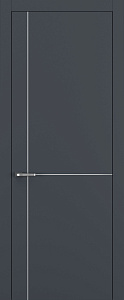 Недавно просмотренные - Дверь Z K17 полипропилен  графит премьер, молдинг серебро, глухая