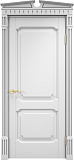 Дверь ПМЦ массив ольхи ОЛ7.2 эмаль белая, глухая