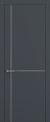Схожие товары - Дверь Z K17 полипропилен  графит премьер, молдинг серебро, глухая