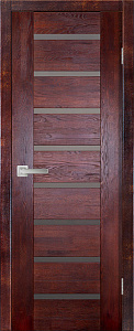 Недавно просмотренные - Дверь ДР массив дуба Хай-Тек №3 махагон, стекло