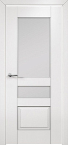 Недавно просмотренные - Дверь Оникс Версаль фрезерованная №2 эмаль белая патина серебро по контуру, сатинат