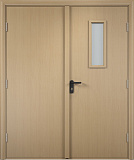 Дверь противопожарная V ДПГ+ДПО финиш-пленка 30 мин, беленый дуб