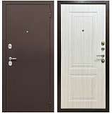 Входная дверь Матадор Союз медный антик 70мм/лиственница беленая