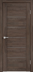 Недавно просмотренные - Дверь VellDoris  экошпон Linea 1 дуб шале корица, стекло мателюкс