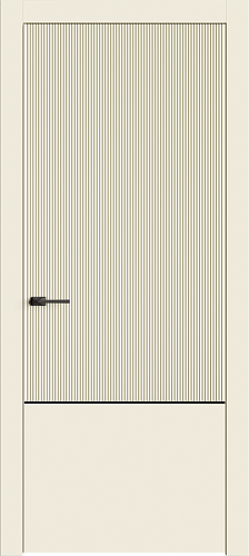 Дверь Лайн10М эмаль RAL 9001, глухая